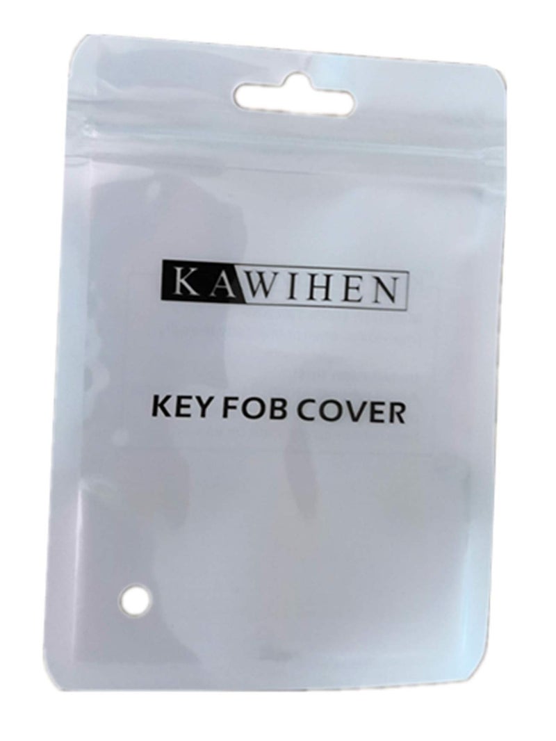 KAWIHEN غطاء مفتاح سيليكون KAWIHEN متوافق مع فورد موستانج إيدج إسكايبيديشن إكسبلورر فوكاس إسكورت لينكولن ميركوري CWTWB1U331 - Image 4